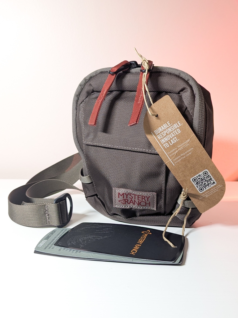 Mystery Ranch District 2 Sling Bag NWT Pebble Gray One Size Crossbody EDC